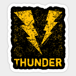 Thunder Yellow Sticker